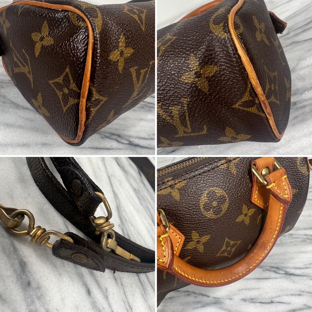Louis Vuitton Vintage Nano Speedy Mini Monogram Crossbody Bag - Picture 13 of 13